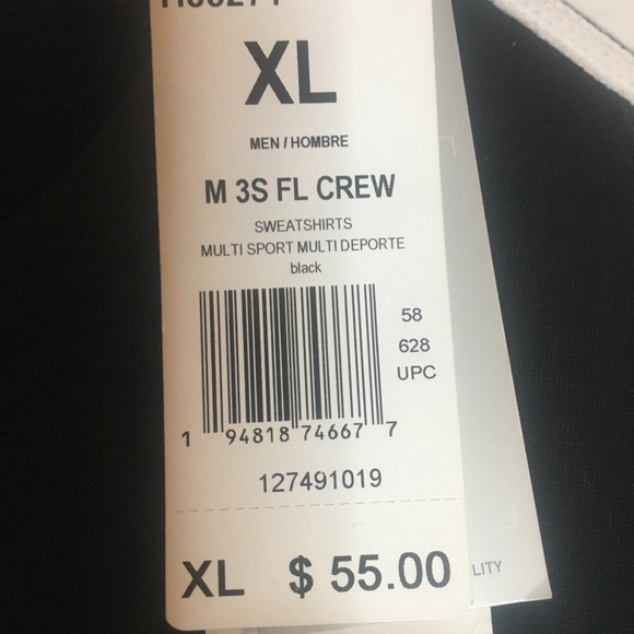 ADIDAS 3STRIPE LONG SLEEVE SWEATSHIRT SIZE XL NEW WITH TAGS - Picture 2 of 6